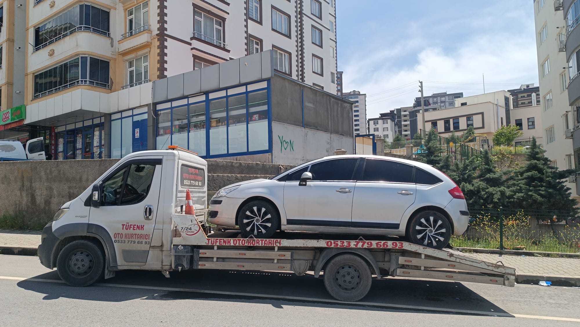 Özel araç çekimi çalışması